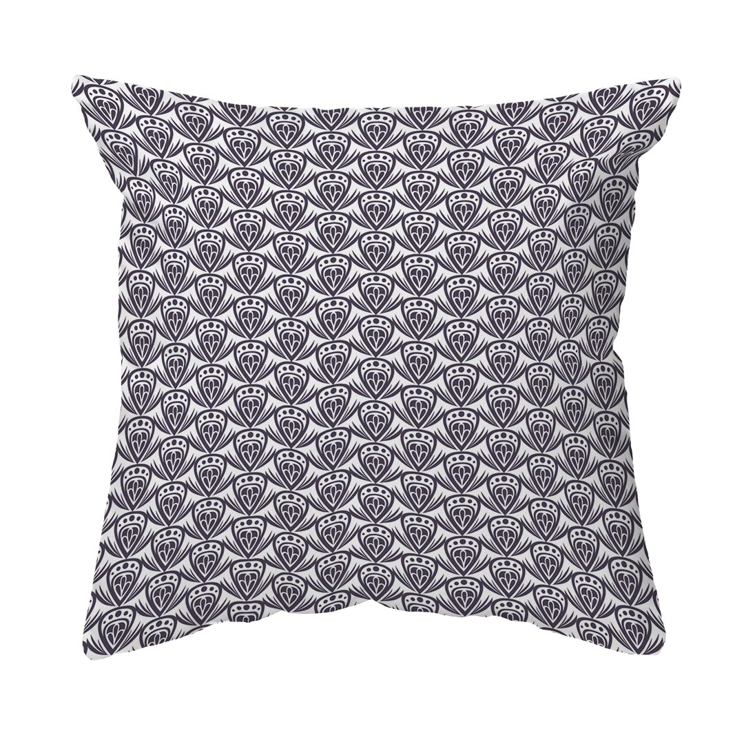 Zippered Pillow Shell Patterned Drop