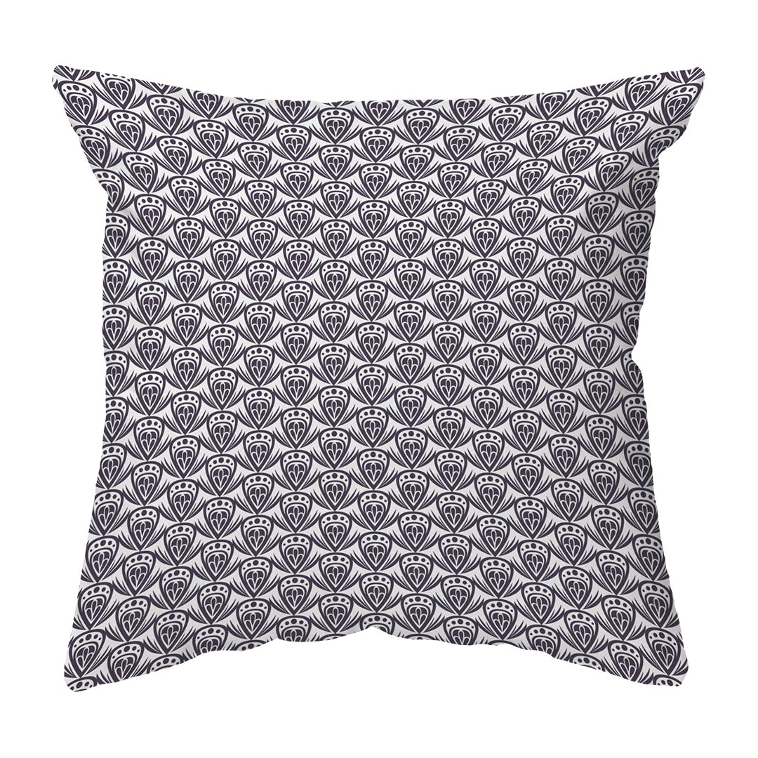 Zippered Pillow Shell Patterned Drop