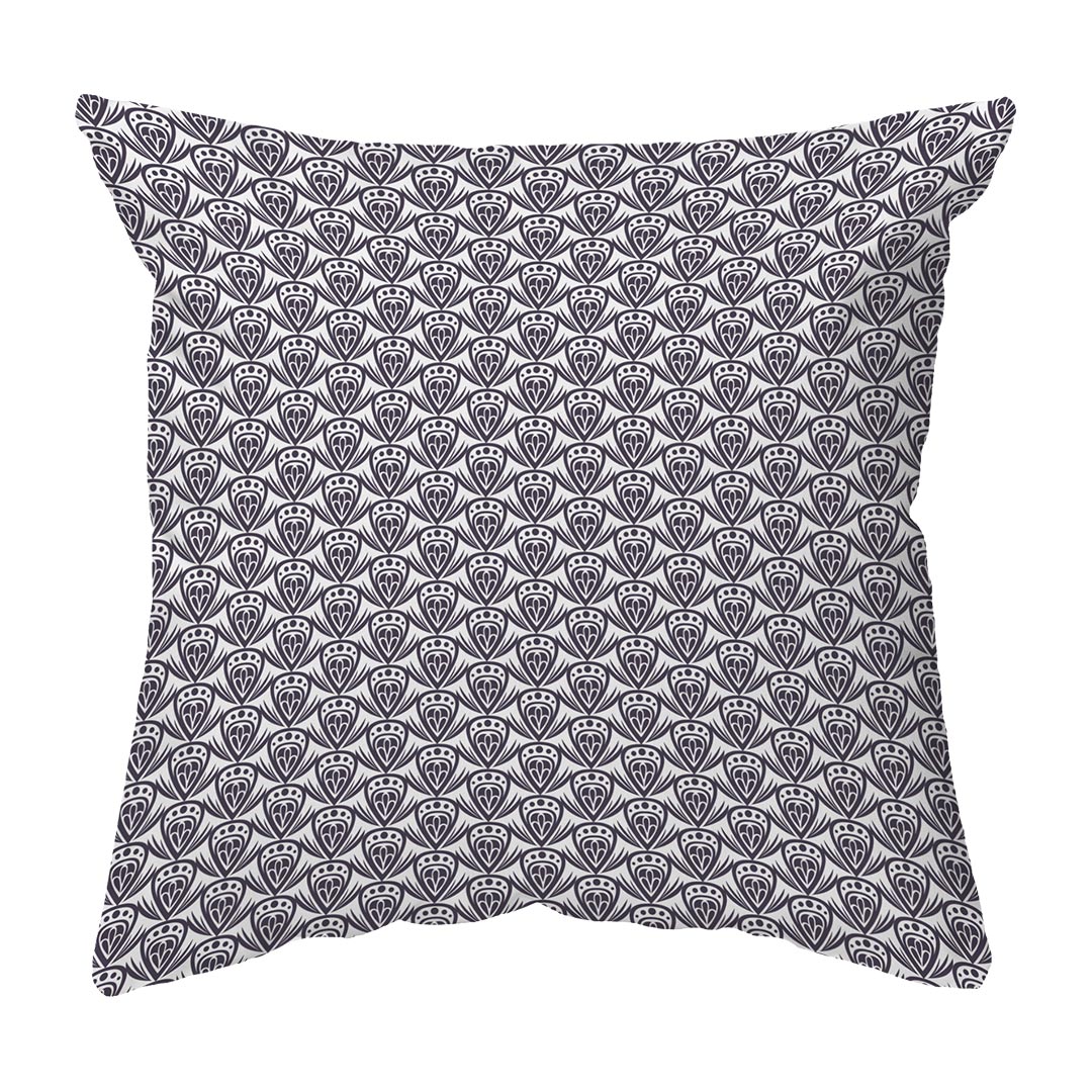 Zippered Pillow Shell Patterned Drop