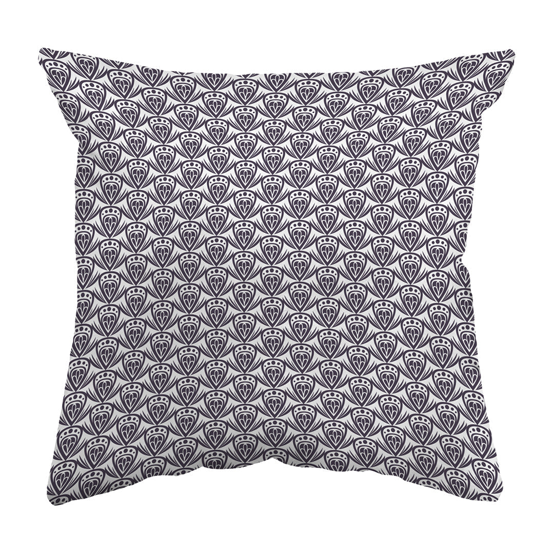 Zippered Pillow Shell Patterned Drop