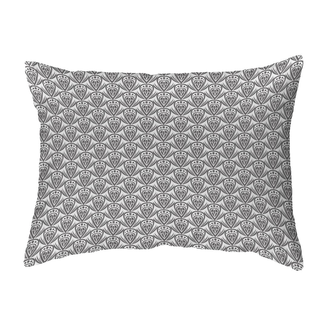 Zippered Pillow Shell Patterned Drop