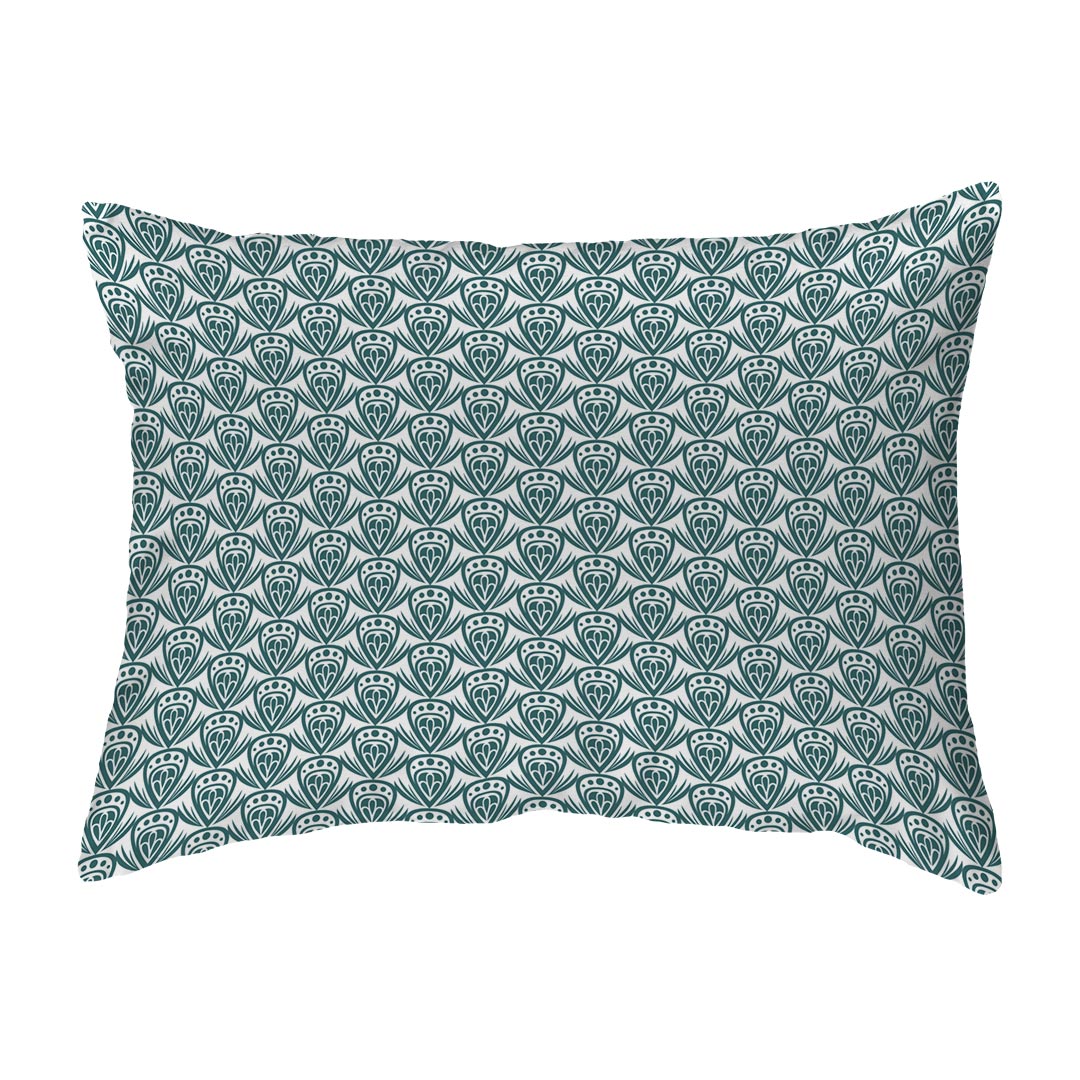 Zippered Pillow Shell Patterned Drop