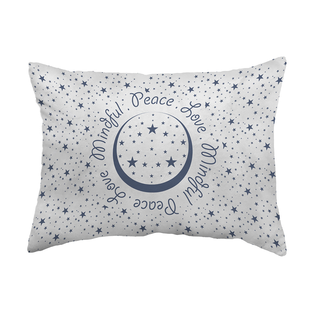 Throw Pillow Peace.Love.Mindful