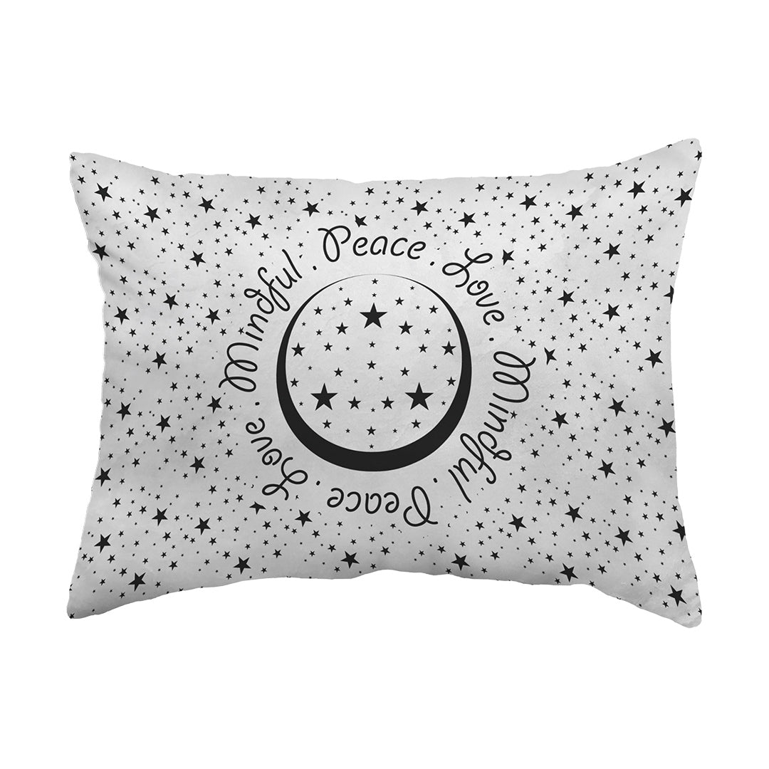 Zippered Pillow Shell Peace.Love.Mindful