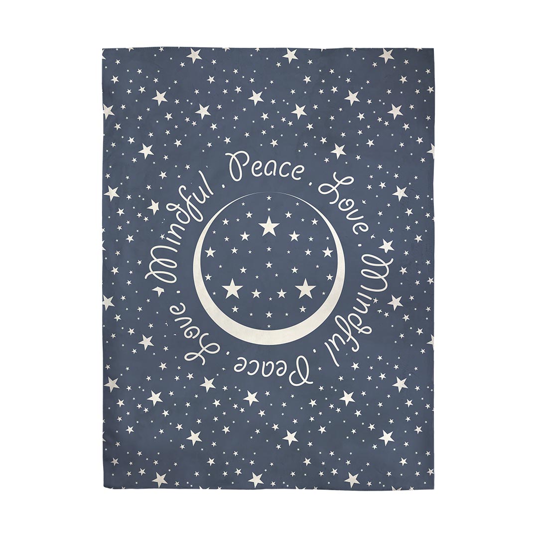 Blankets Peace.Love.Mindful Colored