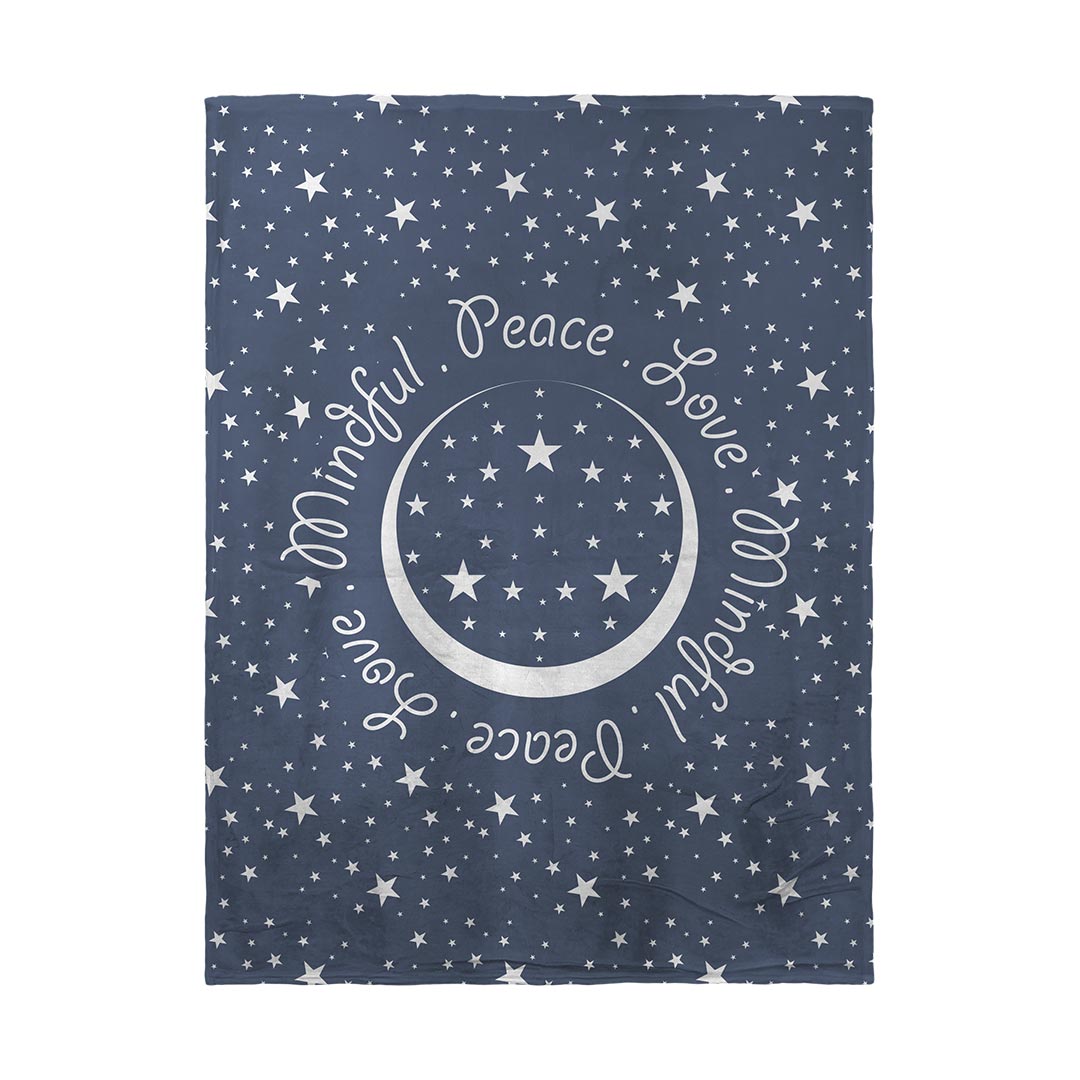 Blankets Peace.Love.Mindful Colored
