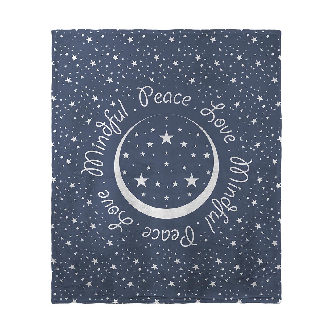 Blankets Peace.Love.Mindful Colored