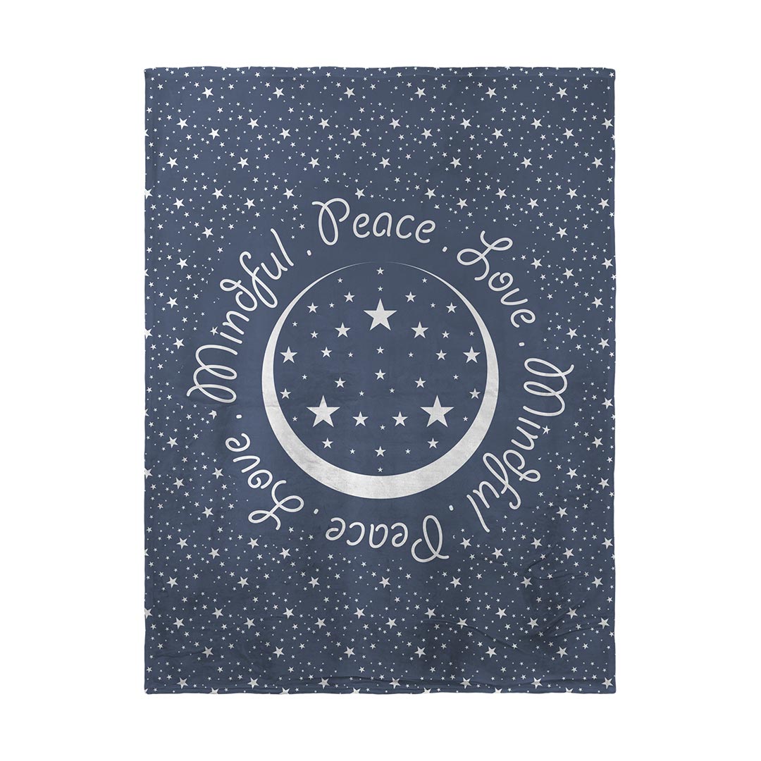 Blankets Peace.Love.Mindful Colored