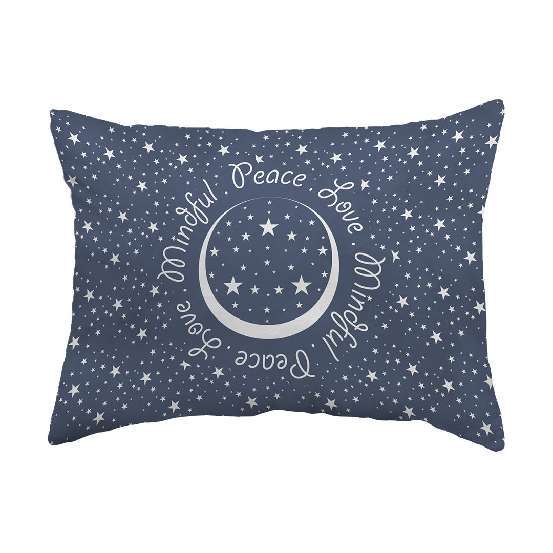 Zippered Pillow Peace.Love.Mindful Colored