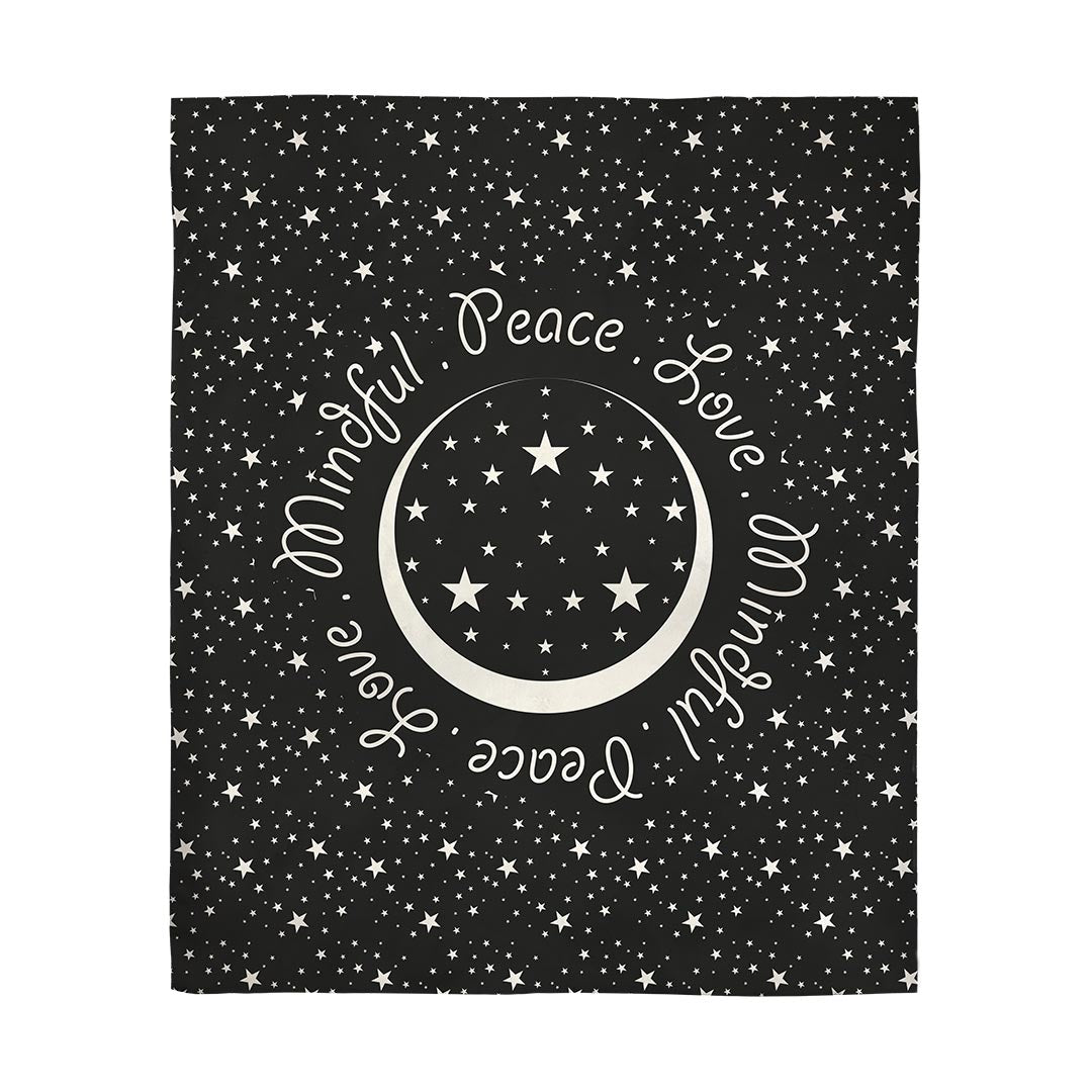 Blankets Peace.Love.Mindful Colored
