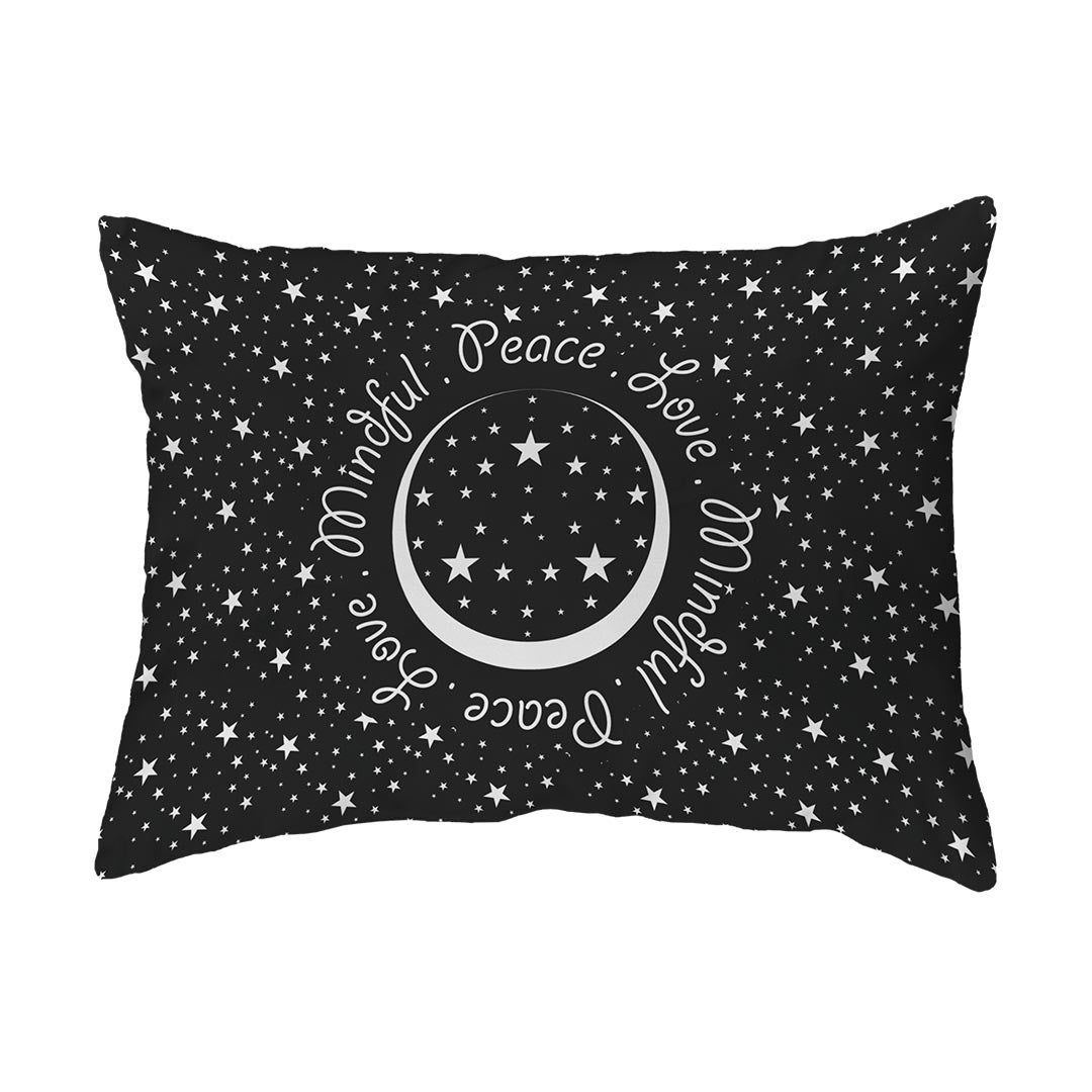 Zippered Pillow Peace.Love.Mindful Colored