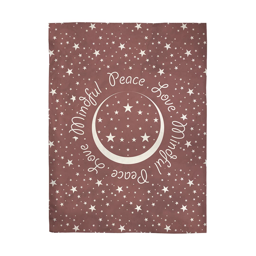 Blankets Peace.Love.Mindful Colored