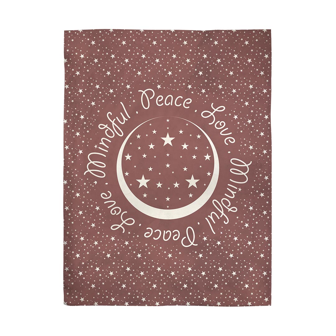 Blankets Peace.Love.Mindful Colored