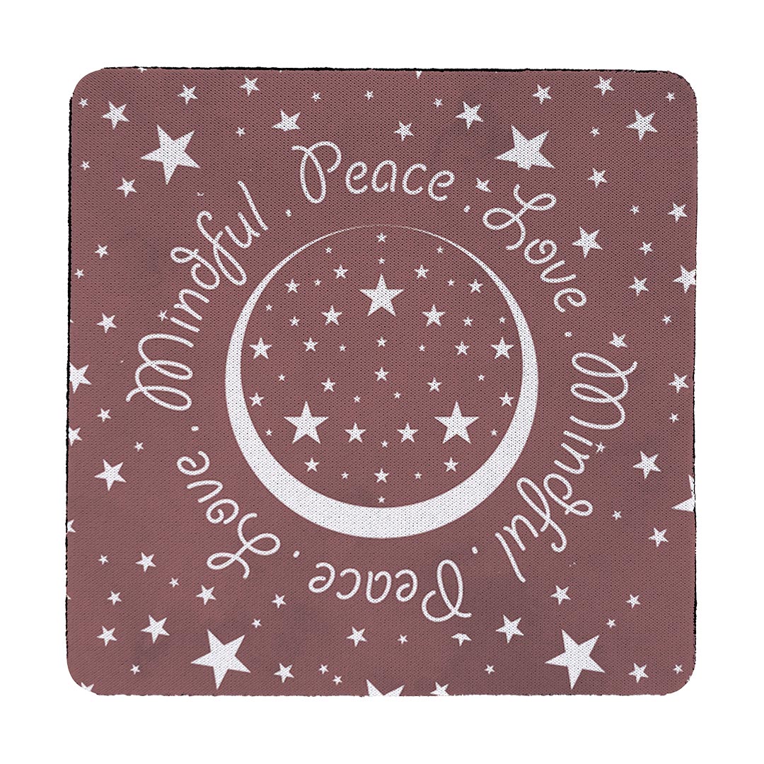 Coaster Peace.Love.Mindful Colored