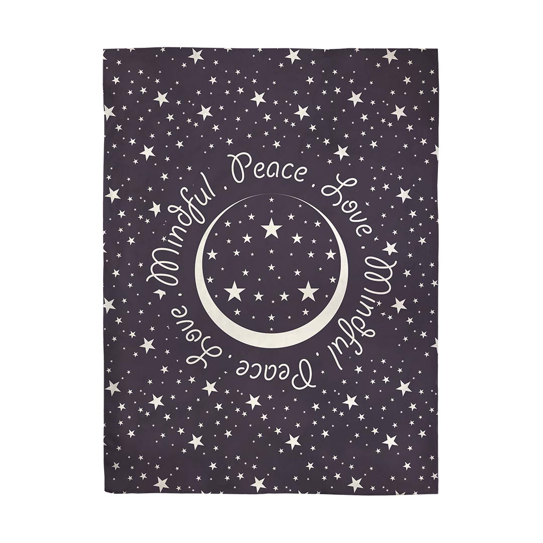 Blankets Peace.Love.Mindful Colored