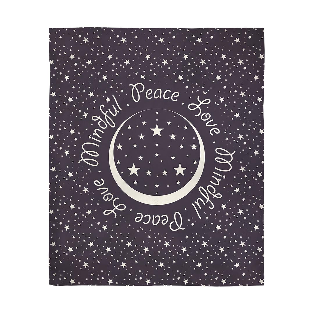 Blankets Peace.Love.Mindful Colored