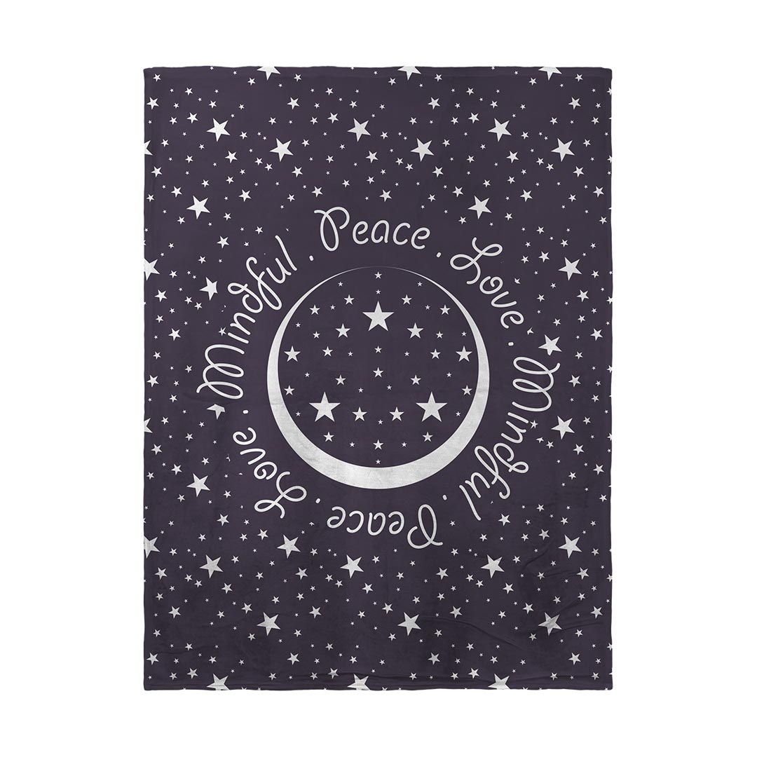 Blankets Peace.Love.Mindful Colored