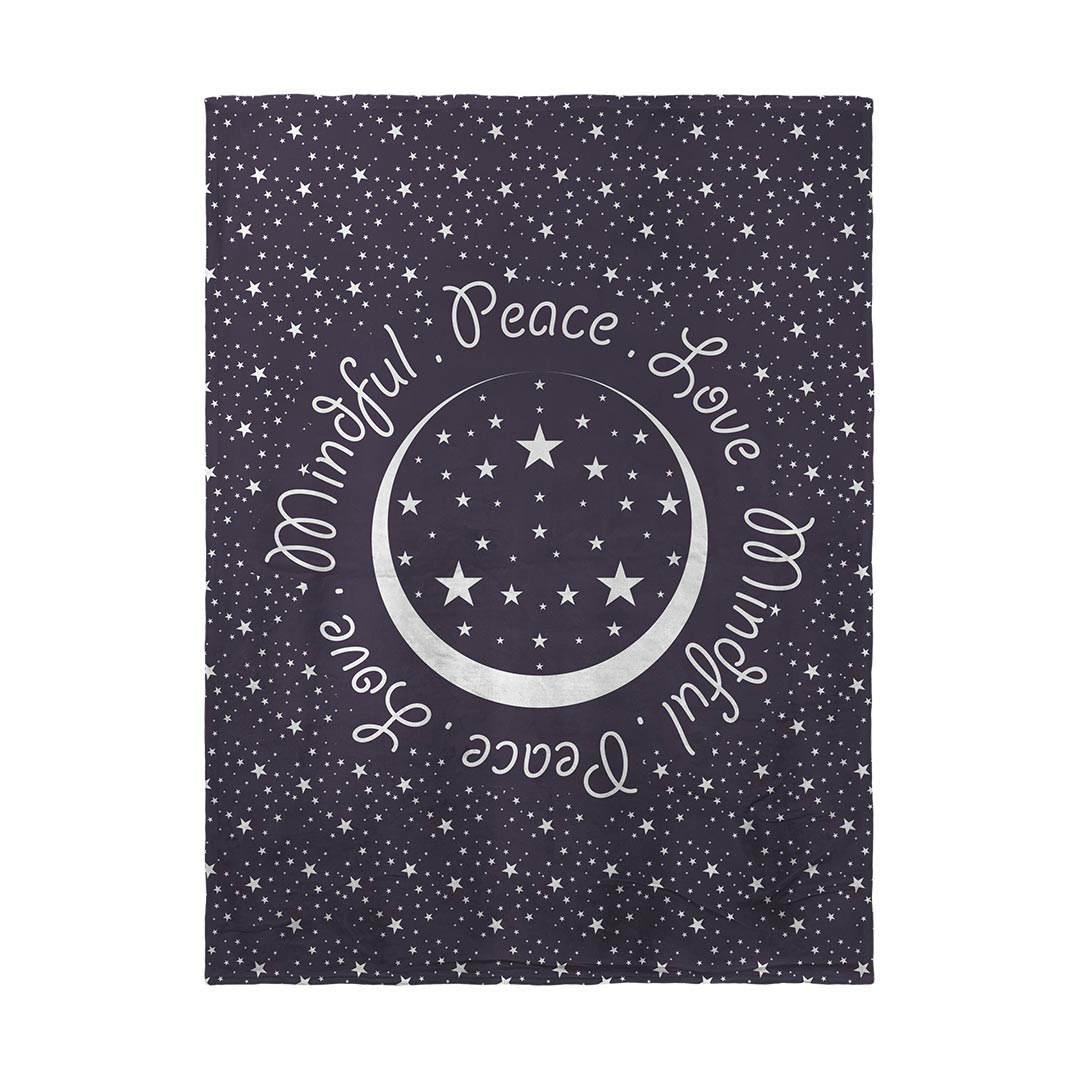 Blankets Peace.Love.Mindful Colored
