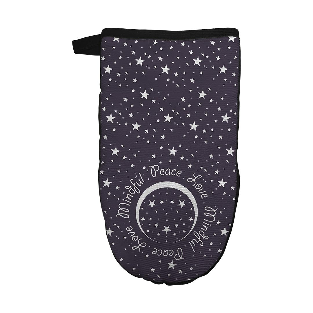 Oven Mitt Peace.Love.Mindful Colored