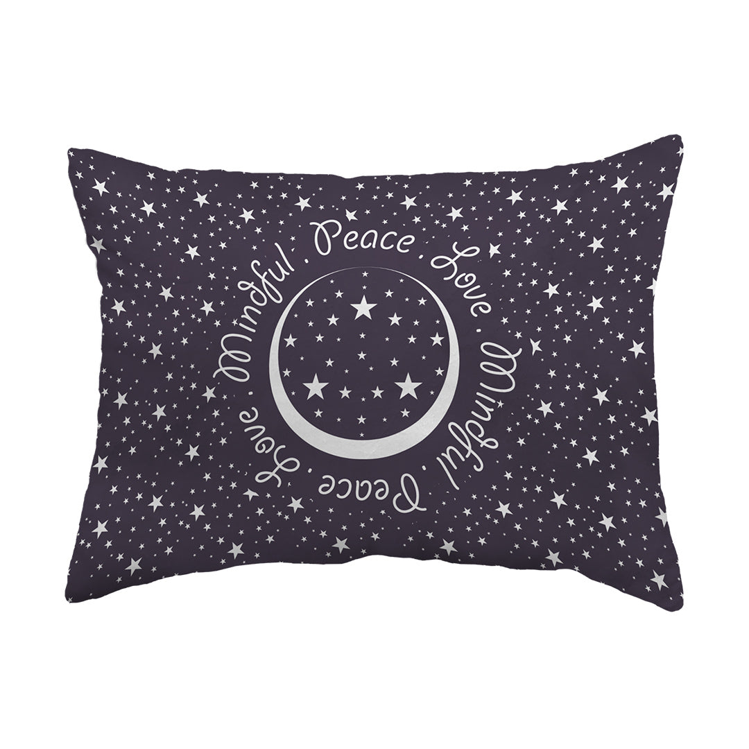 Zippered Pillow Peace.Love.Mindful Colored