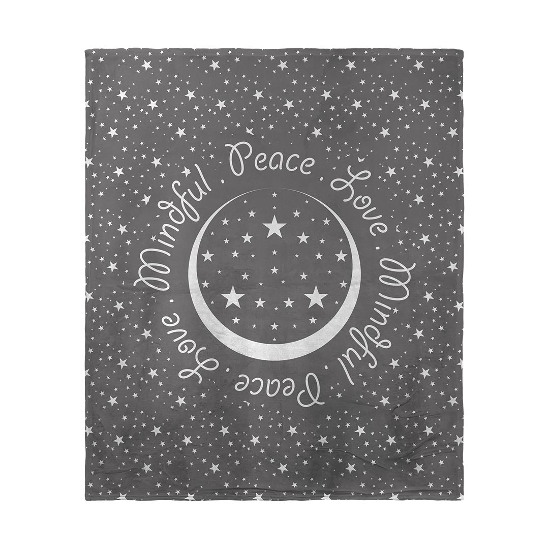 Blankets Peace.Love.Mindful Colored