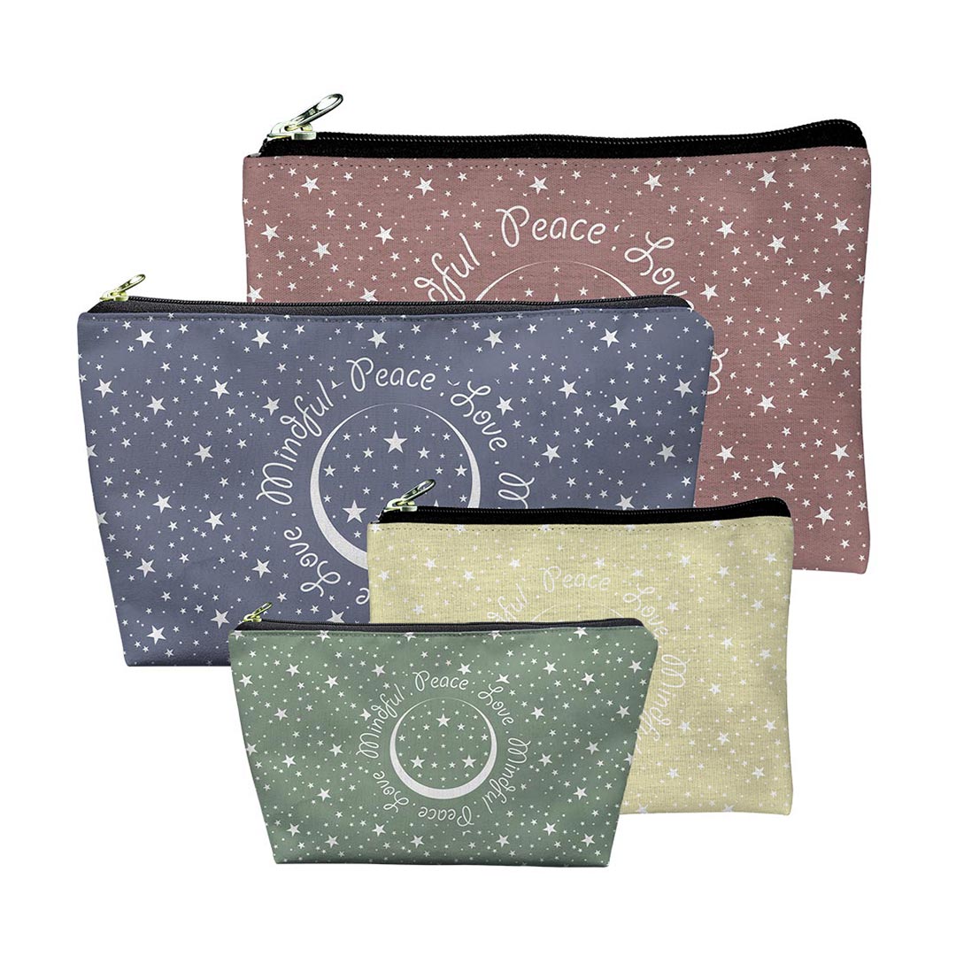Pouches Peace.Love.Mindful Colored