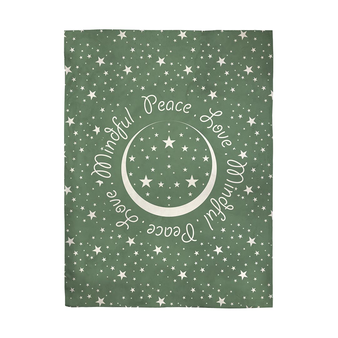 Blankets Peace.Love.Mindful Colored