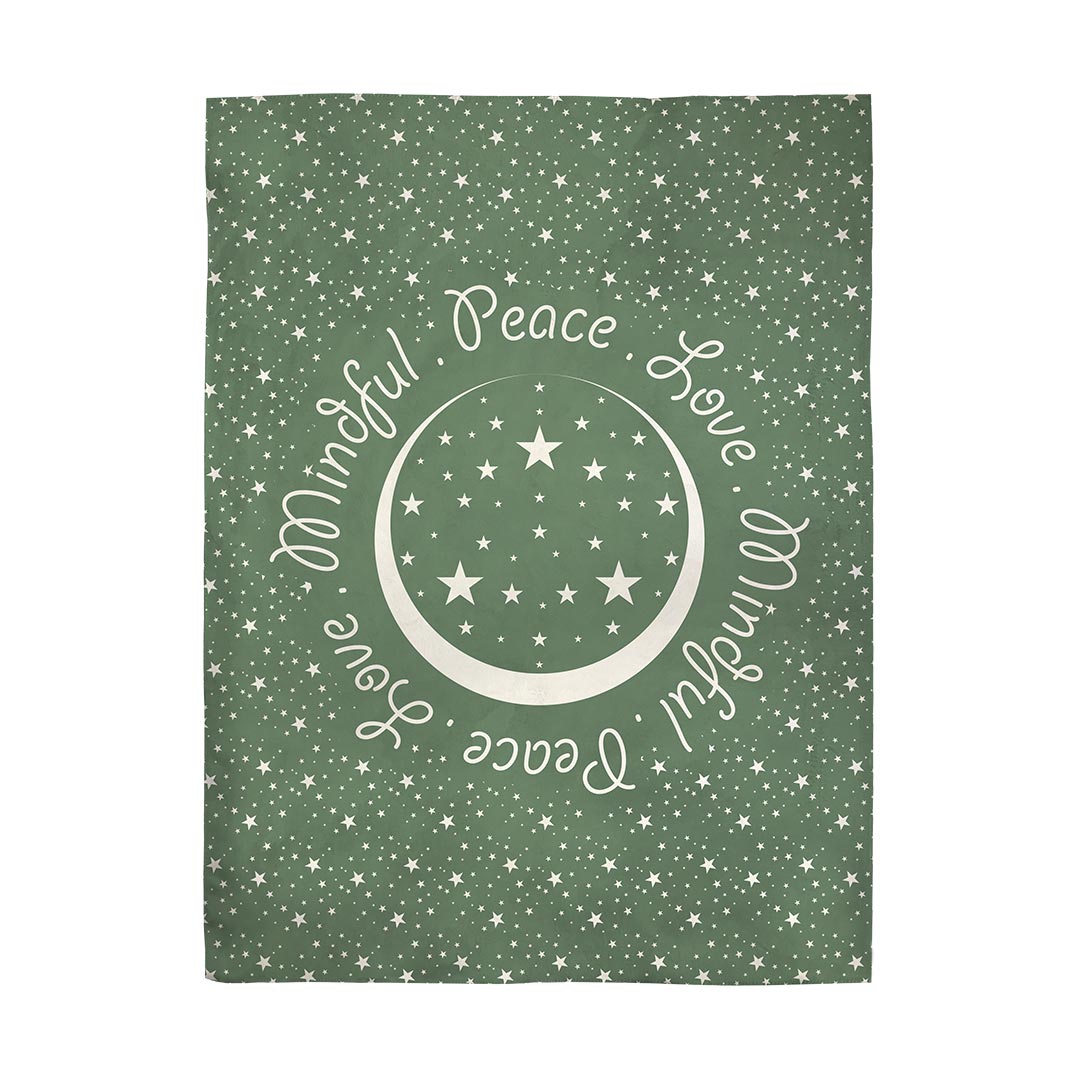 Blankets Peace.Love.Mindful Colored