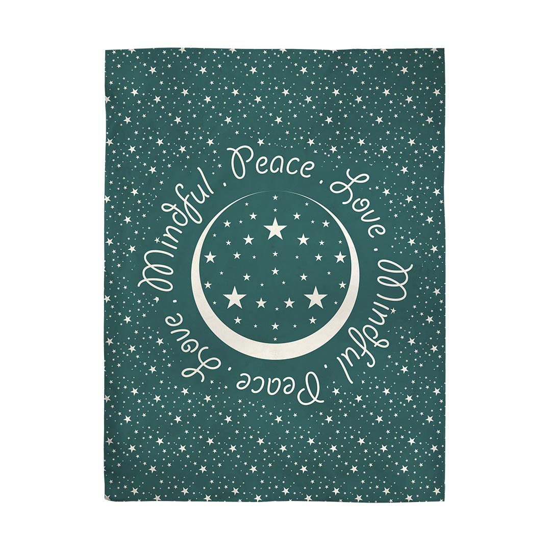 Blankets Peace.Love.Mindful Colored