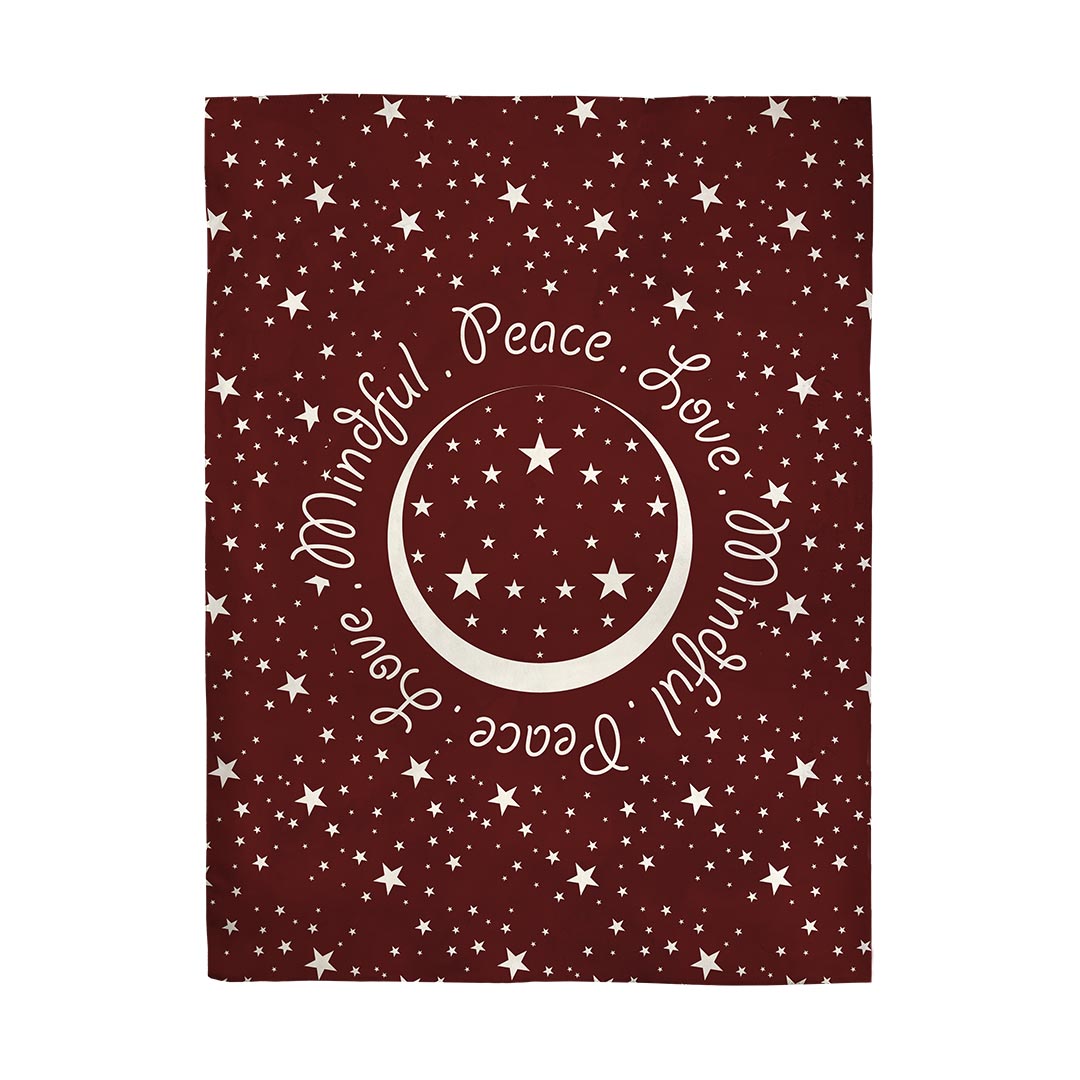 Blankets Peace.Love.Mindful Colored