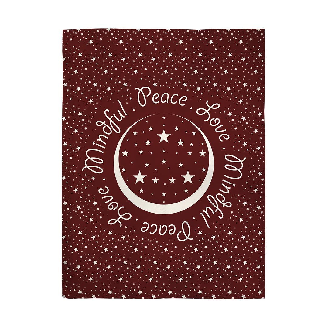 Blankets Peace.Love.Mindful Colored