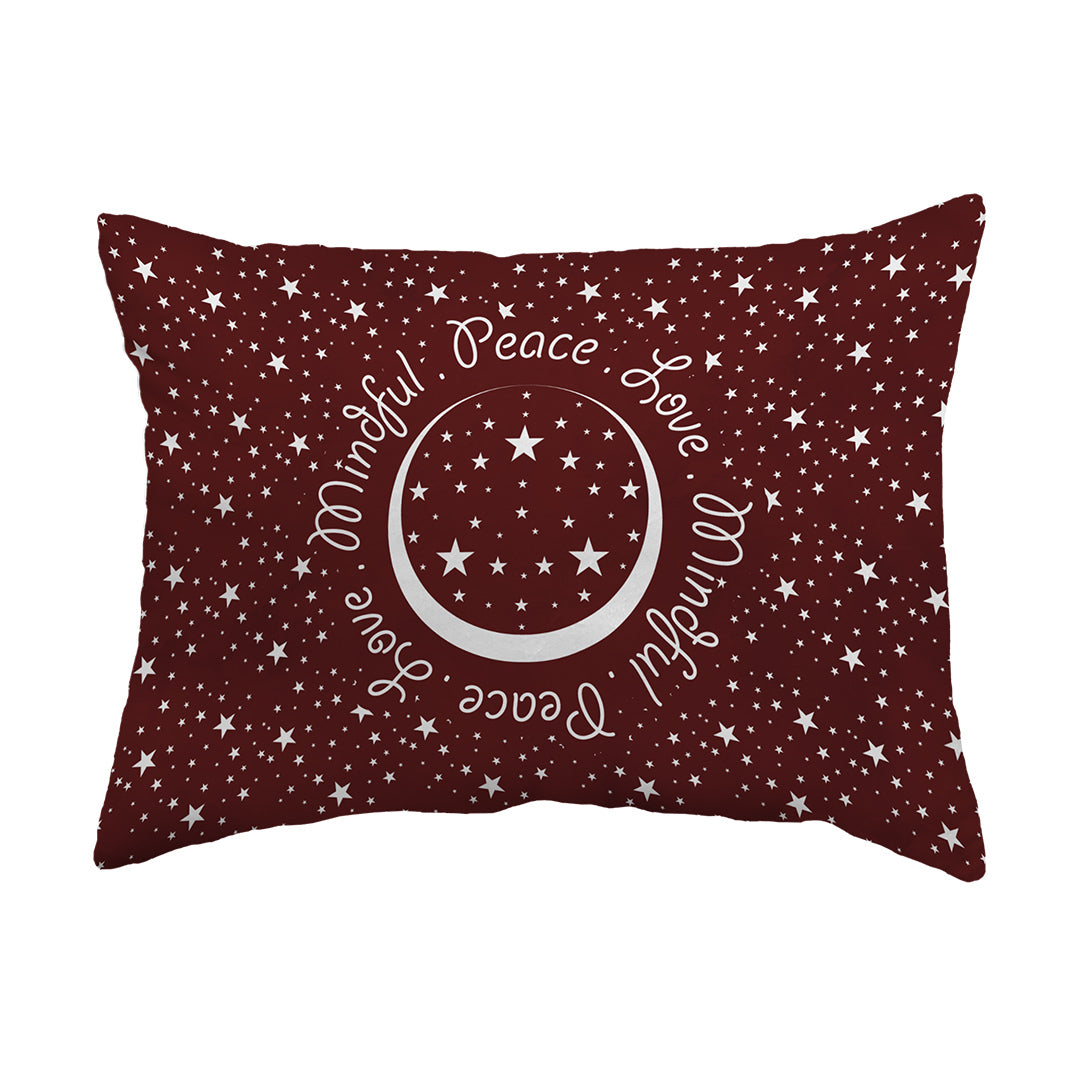 Zippered Pillow Peace.Love.Mindful Colored