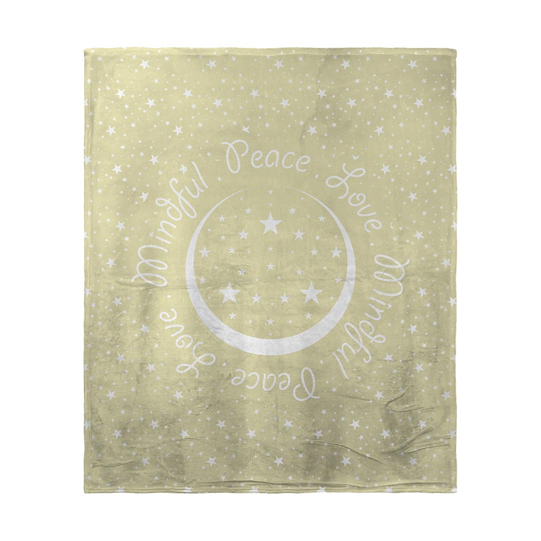 Blankets Peace.Love.Mindful Colored