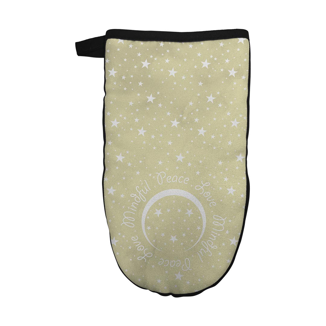 Oven Mitt Peace.Love.Mindful Colored