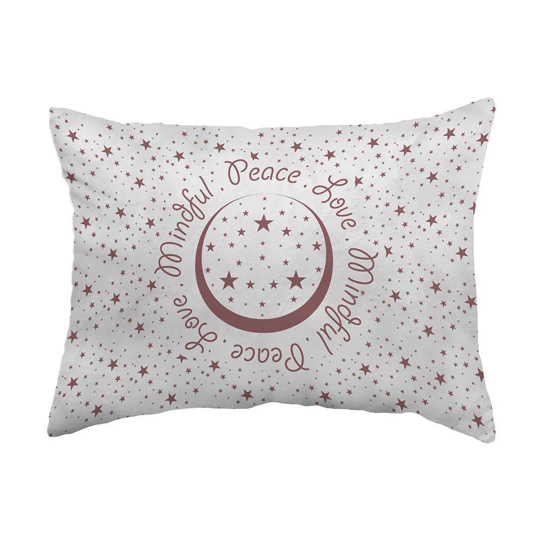 Zippered Pillow Shell Peace.Love.Mindful