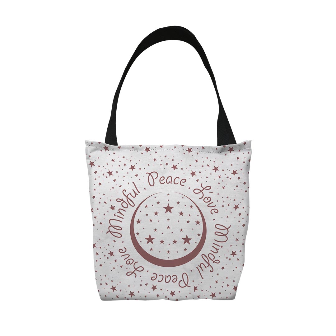 Tote Bags Peace.Love.Mindful