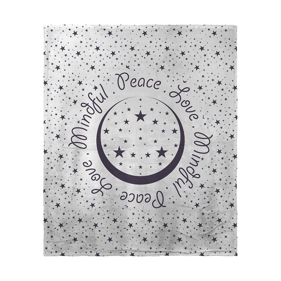 Blankets Peace.Love.Mindful