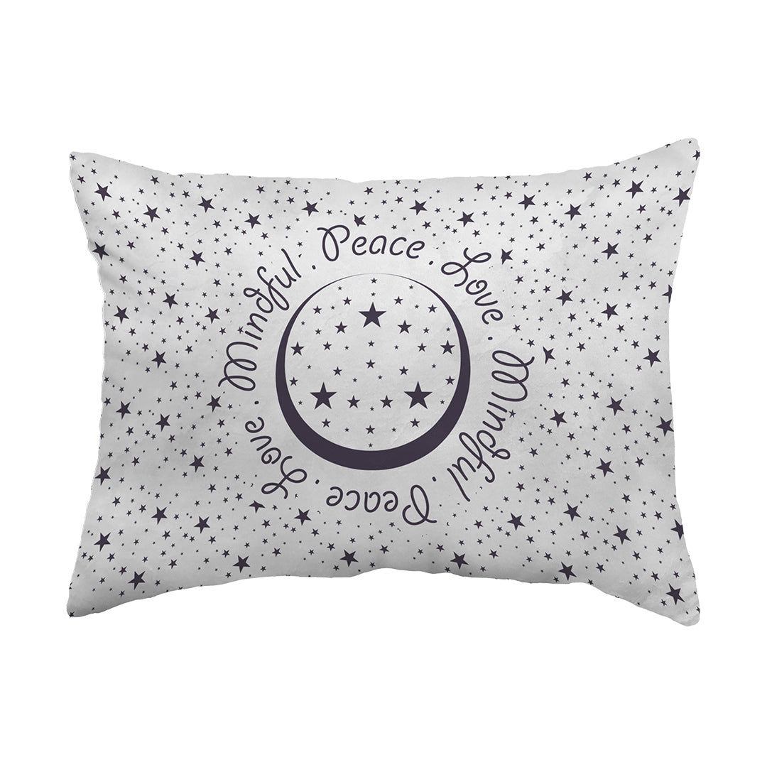 Zippered Pillow Shell Peace.Love.Mindful