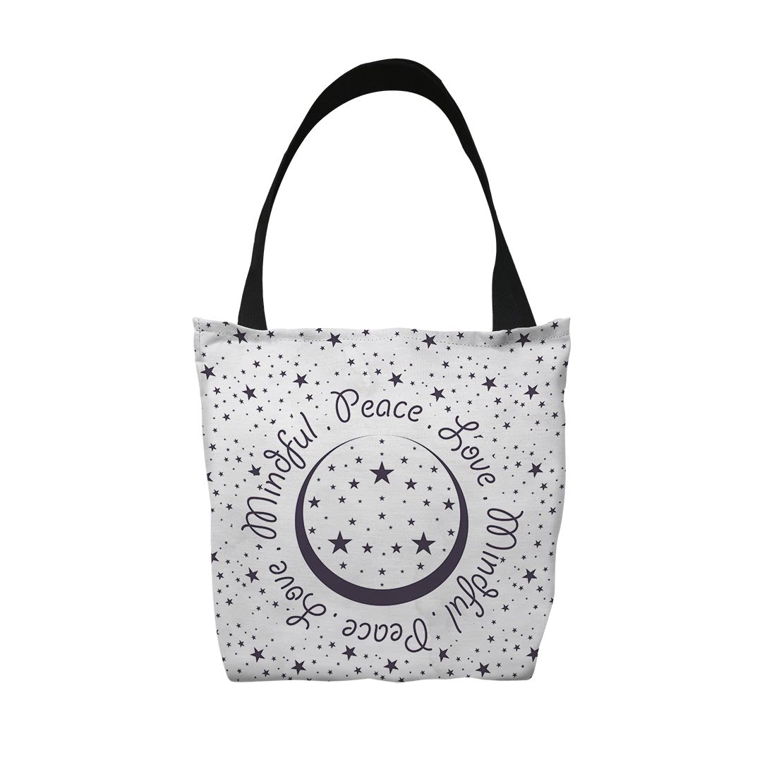 Tote Bags Peace.Love.Mindful
