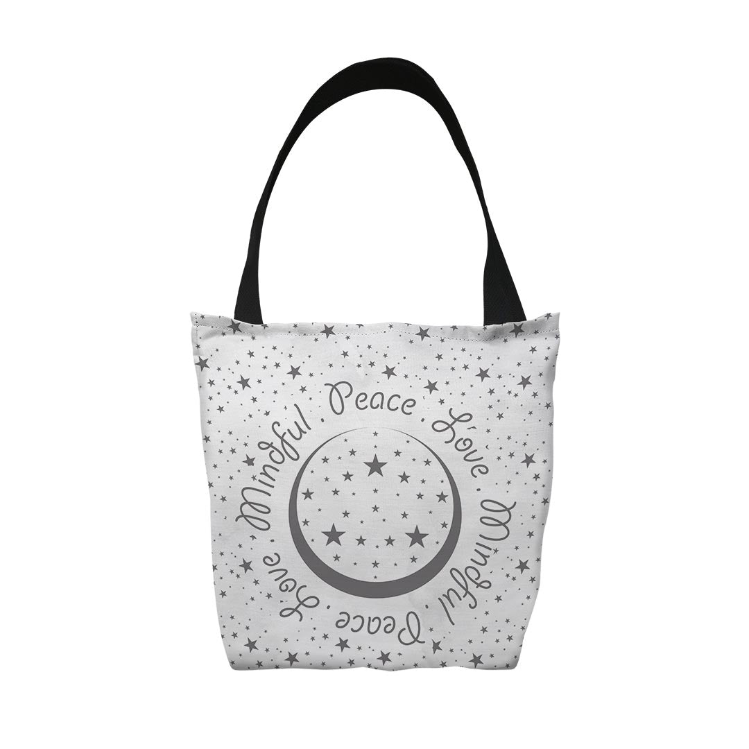 Tote Bags Peace.Love.Mindful