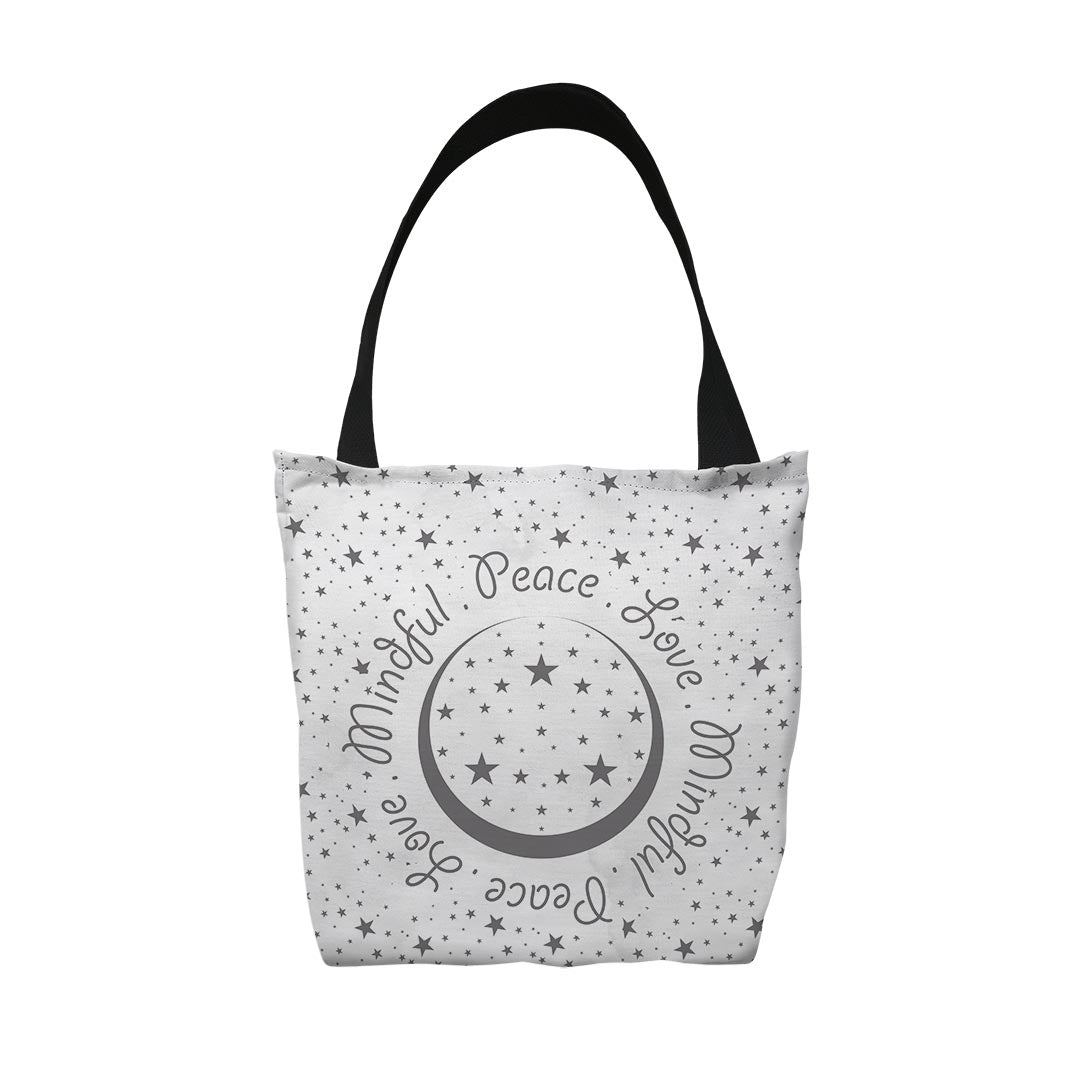 Tote Bags Peace.Love.Mindful