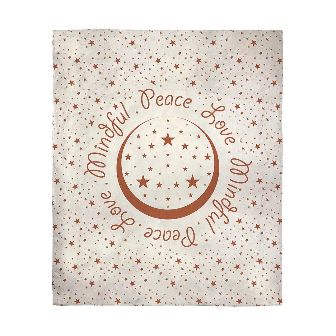 Blankets Peace.Love.Mindful