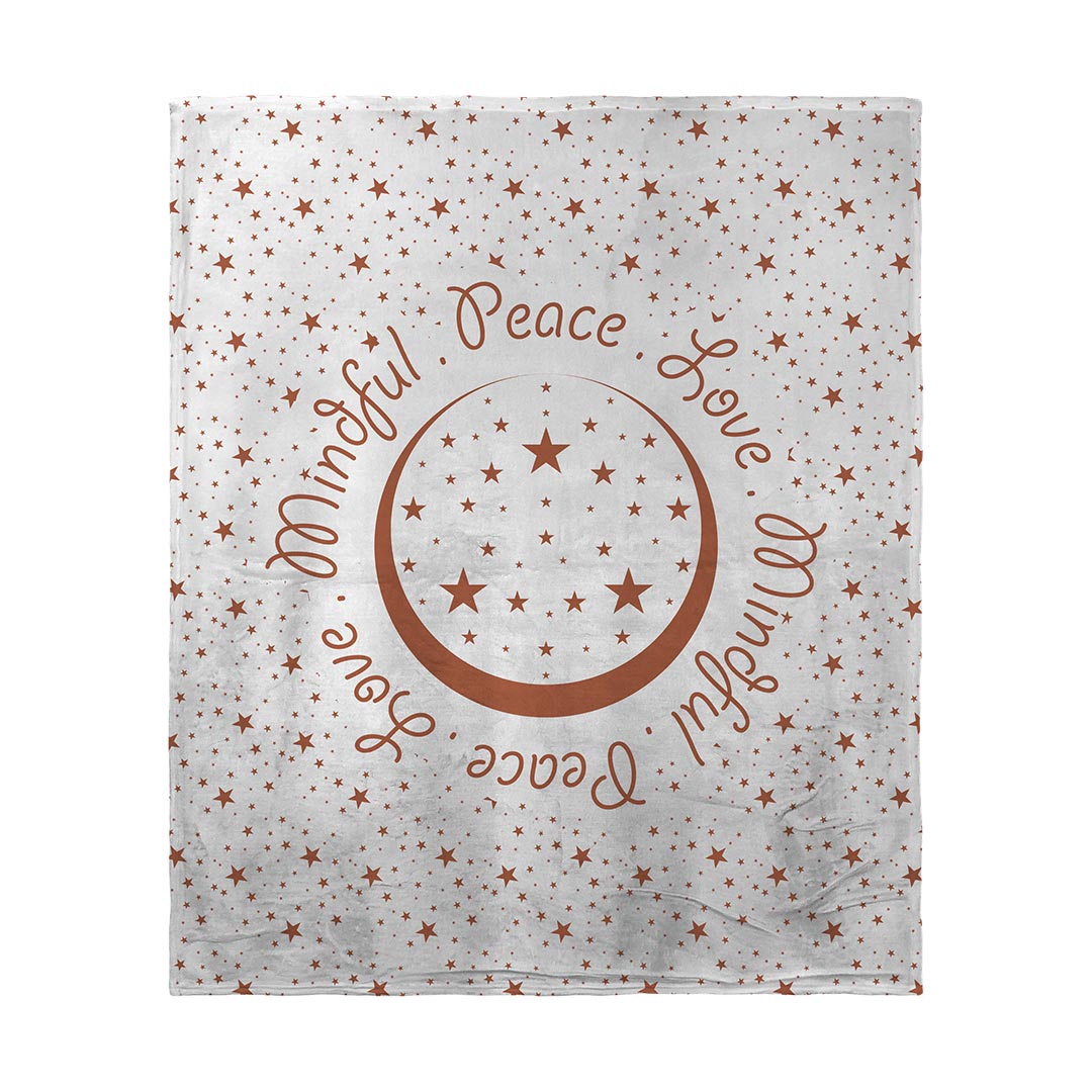 Blankets Peace.Love.Mindful