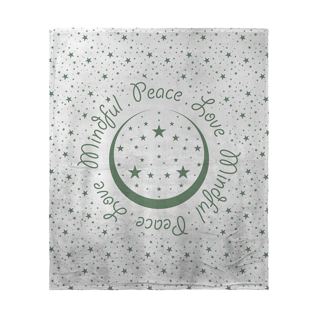 Blankets Peace.Love.Mindful