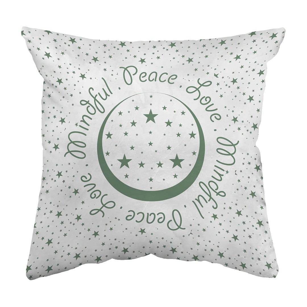 Zippered Pillow Shell Peace.Love.Mindful