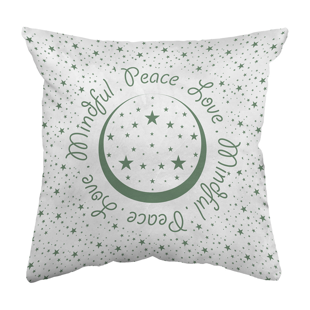 Zippered Pillow Shell Peace.Love.Mindful