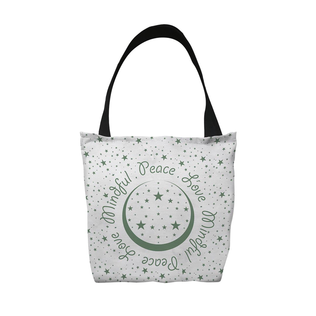 Tote Bags Peace.Love.Mindful