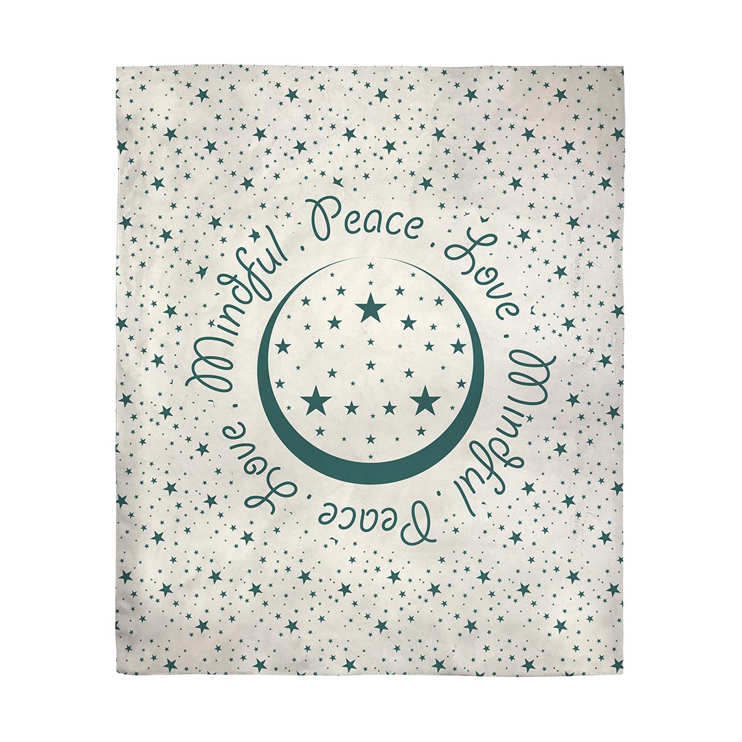 Blankets Peace.Love.Mindful
