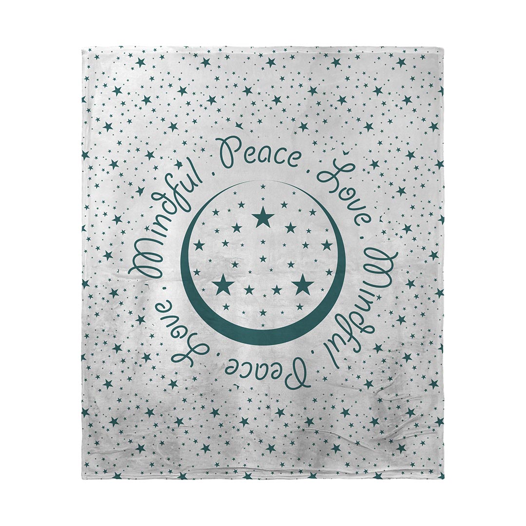 Blankets Peace.Love.Mindful