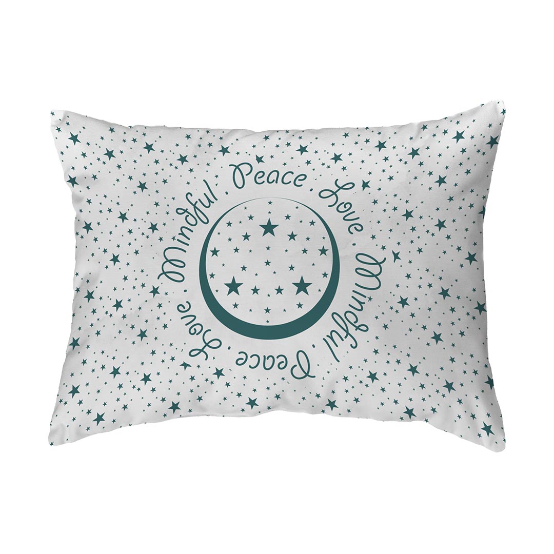 Zippered Pillow Shell Peace.Love.Mindful
